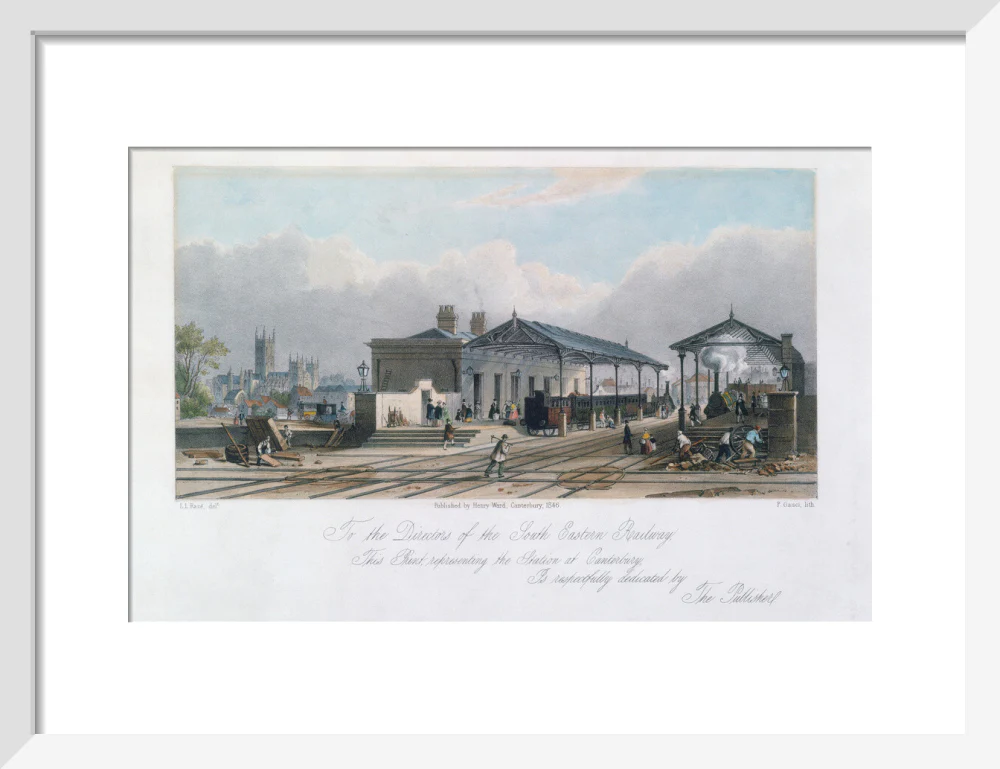 Canterbury Station, Kent, 1846. - Image 9