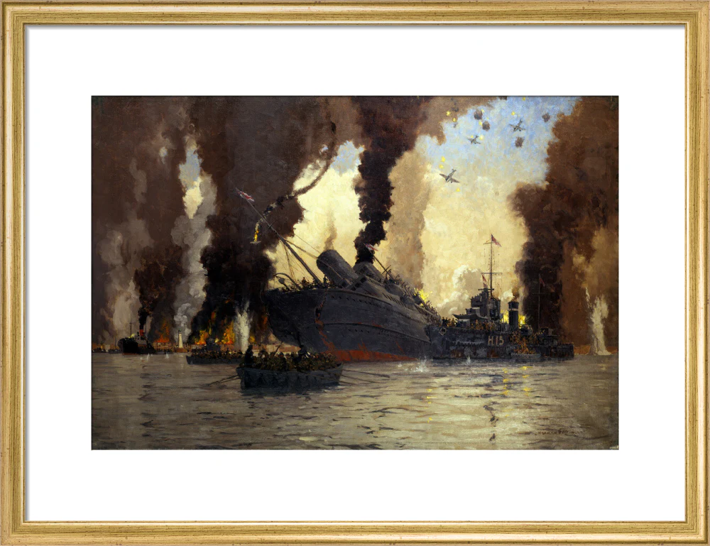 Sinking of the LMS steamer SS 'Scotia' off Dunkirk, France, 1940. - Image 15