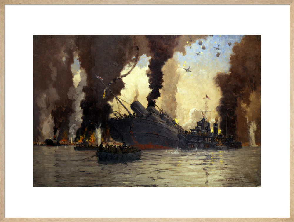 Sinking of the LMS steamer SS 'Scotia' off Dunkirk, France, 1940. - Image 26