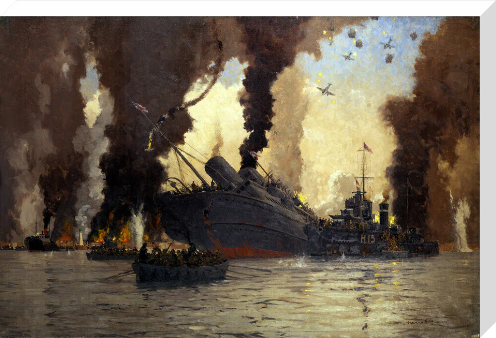 Sinking of the LMS steamer SS 'Scotia' off Dunkirk, France, 1940. - Image 33