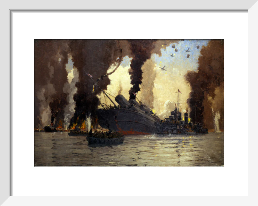 Sinking of the LMS steamer SS 'Scotia' off Dunkirk, France, 1940. - Image 4