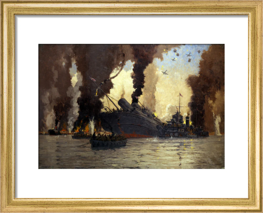 Sinking of the LMS steamer SS 'Scotia' off Dunkirk, France, 1940. - Image 5