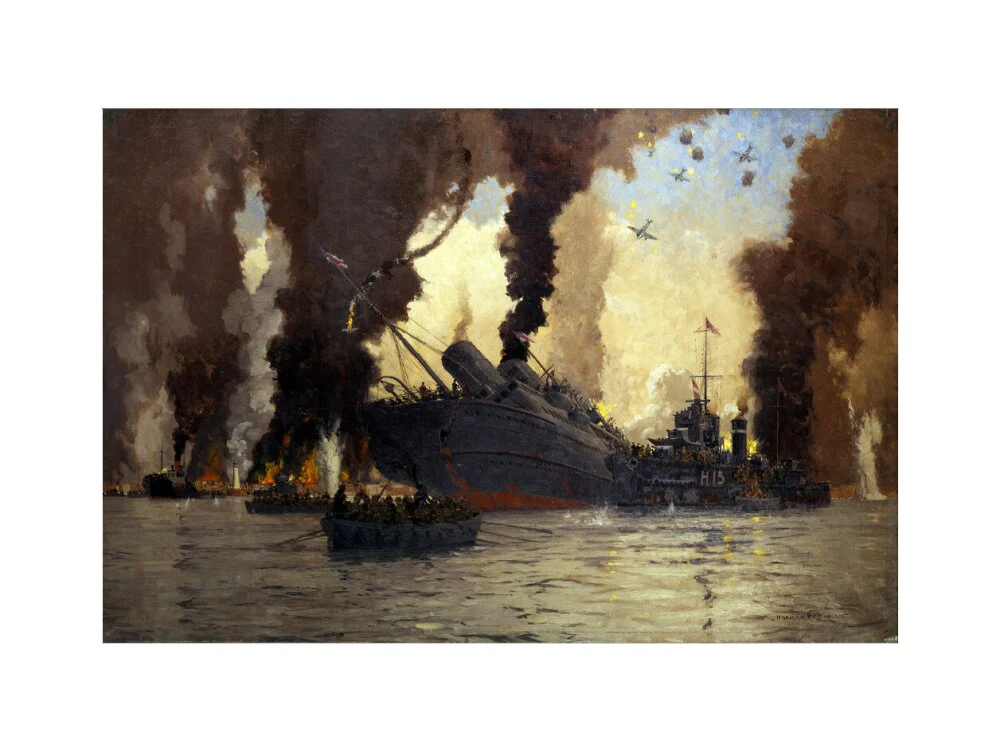 Sinking of the LMS steamer SS 'Scotia' off Dunkirk, France, 1940. - Image 50