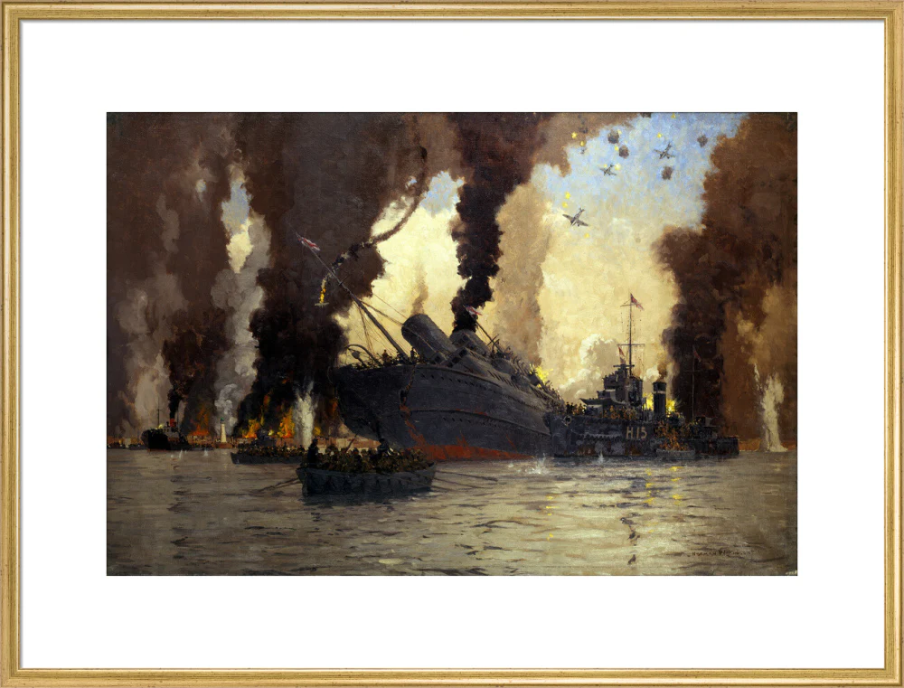 Sinking of the LMS steamer SS 'Scotia' off Dunkirk, France, 1940. - Image 58