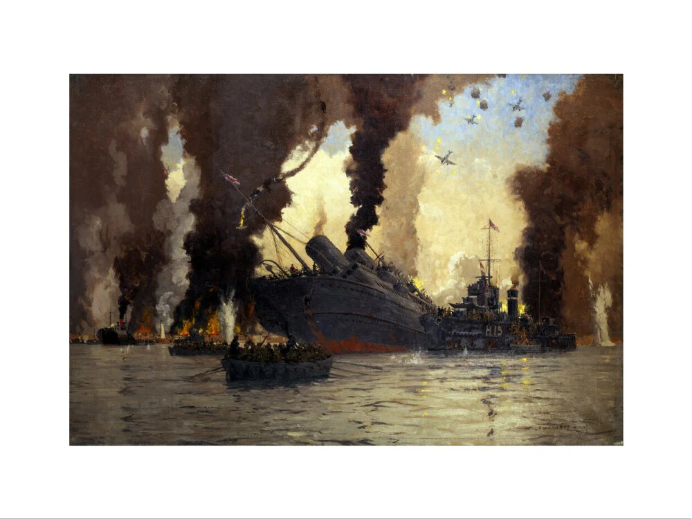 Sinking of the LMS steamer SS 'Scotia' off Dunkirk, France, 1940. - Image 7