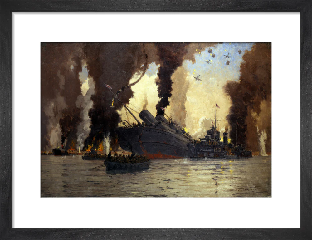 Sinking of the LMS steamer SS 'Scotia' off Dunkirk, France, 1940. - Image 8