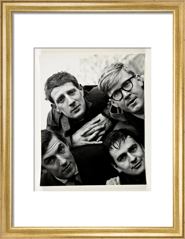Beyond the Fringe: Jonathan Miller, Peter Cook, Dudley Moore, Alan Bennett , 1961, Photograph by Lewis Morley, - Image 43