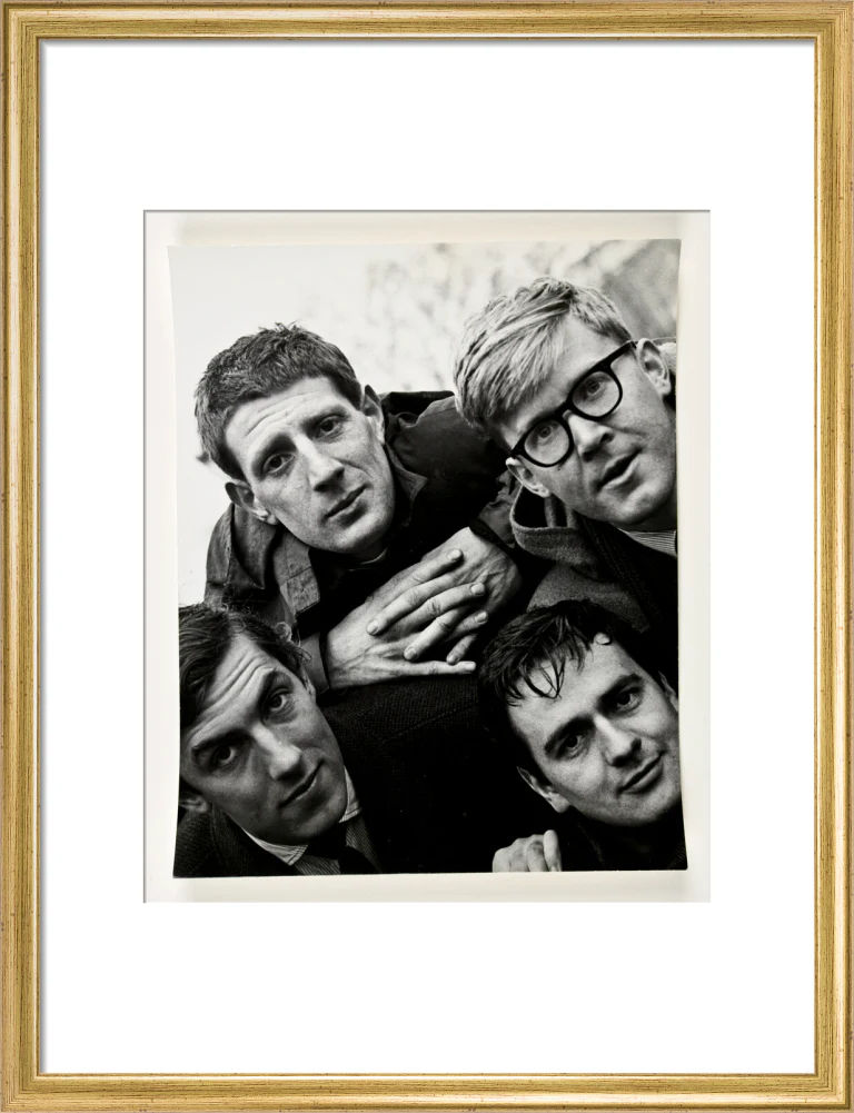 Beyond the Fringe: Jonathan Miller, Peter Cook, Dudley Moore, Alan Bennett , 1961, Photograph by Lewis Morley, - Image 48