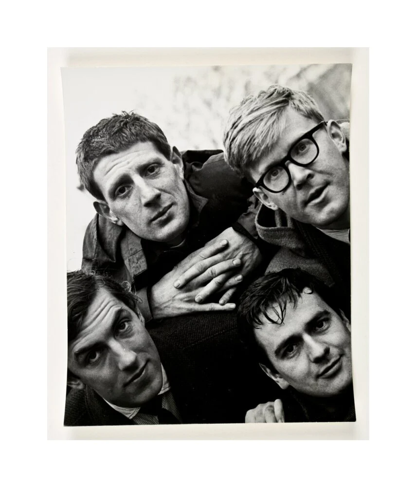 Beyond the Fringe: Jonathan Miller, Peter Cook, Dudley Moore, Alan Bennett , 1961, Photograph by Lewis Morley, - Image 61