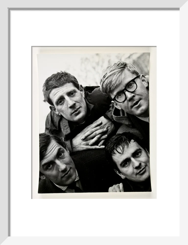 Beyond the Fringe: Jonathan Miller, Peter Cook, Dudley Moore, Alan Bennett , 1961, Photograph by Lewis Morley, - Image 9