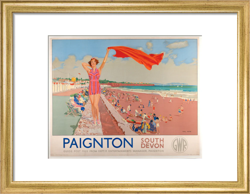 GWR Poster 'Paignton, South Devon' by Charles Pears 1938 - Image 10