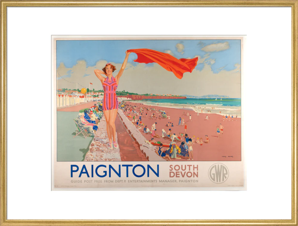 GWR Poster 'Paignton, South Devon' by Charles Pears 1938 - Image 25