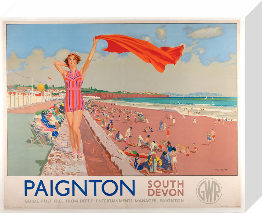 GWR Poster 'Paignton, South Devon' by Charles Pears 1938 - Image 31
