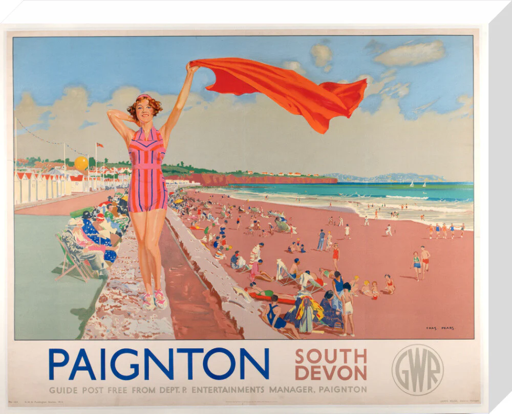 GWR Poster 'Paignton, South Devon' by Charles Pears 1938 - Image 32