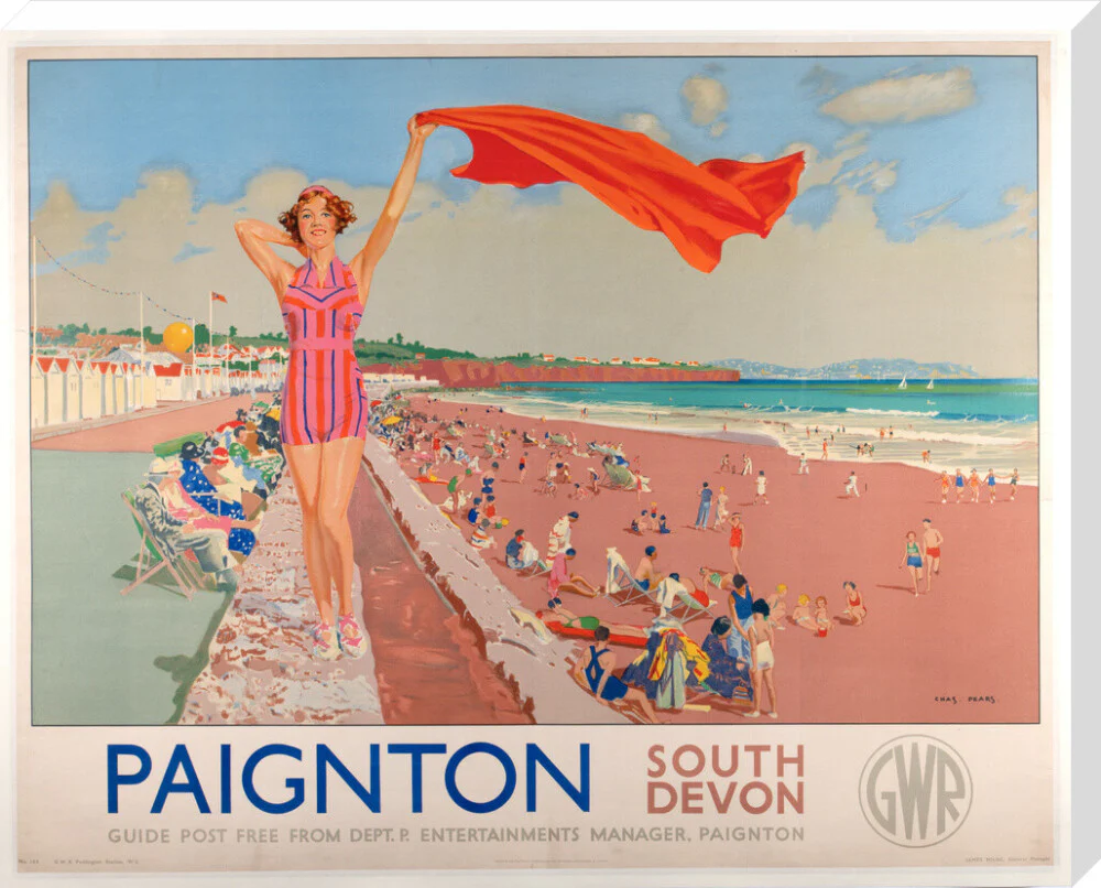 GWR Poster 'Paignton, South Devon' by Charles Pears 1938 - Image 34