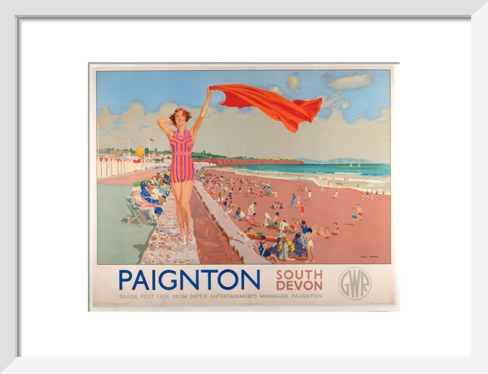 GWR Poster 'Paignton, South Devon' by Charles Pears 1938 - Image 42