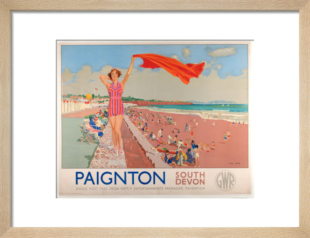 GWR Poster 'Paignton, South Devon' by Charles Pears 1938 - Image 44