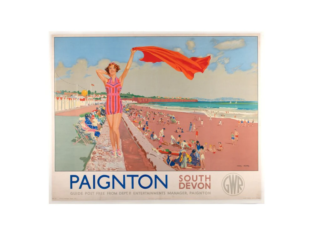 GWR Poster 'Paignton, South Devon' by Charles Pears 1938 - Image 50