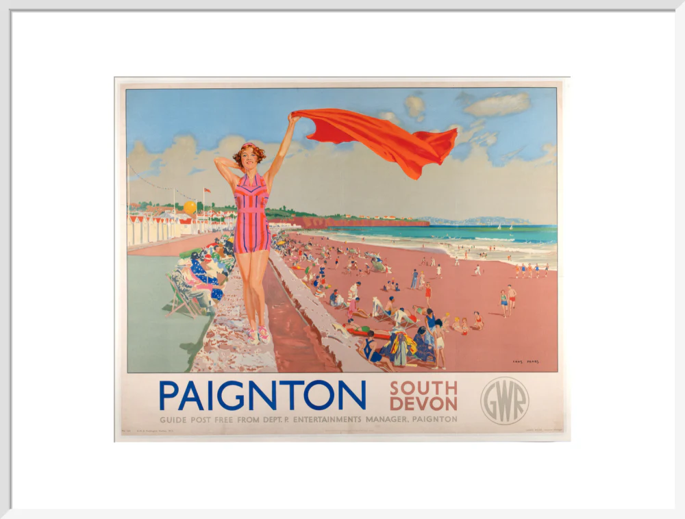GWR Poster 'Paignton, South Devon' by Charles Pears 1938 - Image 57