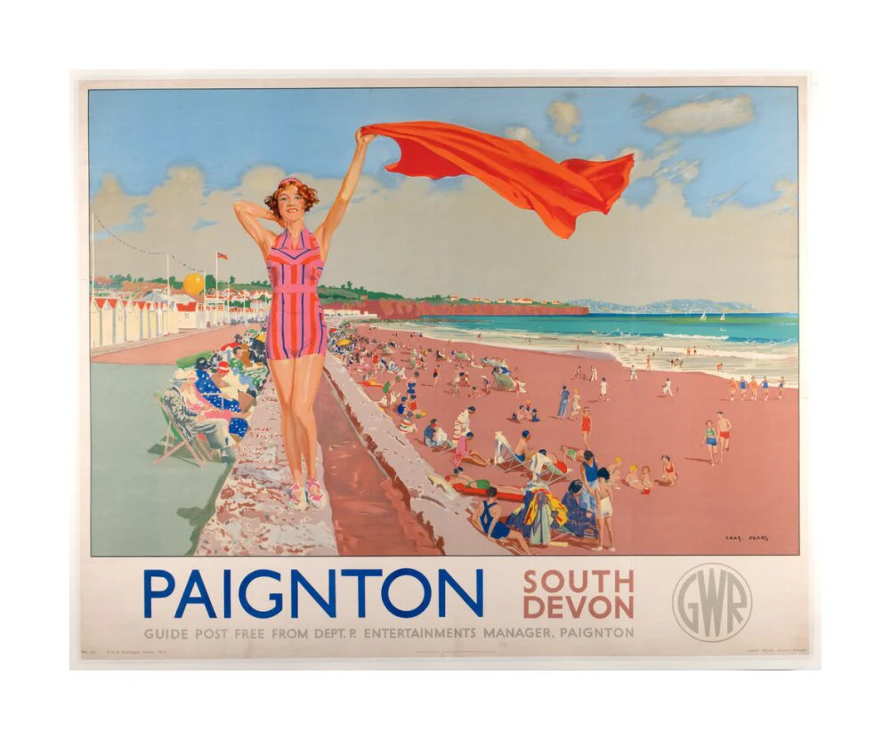 GWR Poster 'Paignton, South Devon' by Charles Pears 1938 - Image 62