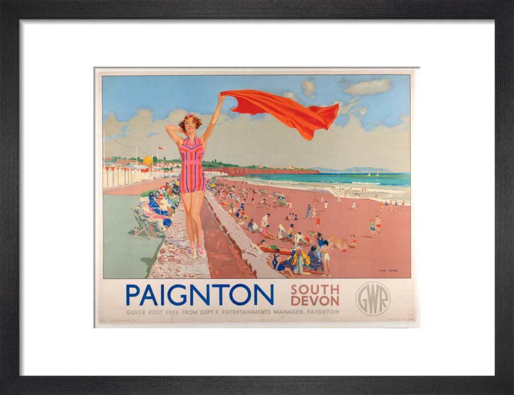 GWR Poster 'Paignton, South Devon' by Charles Pears 1938 - Image 8
