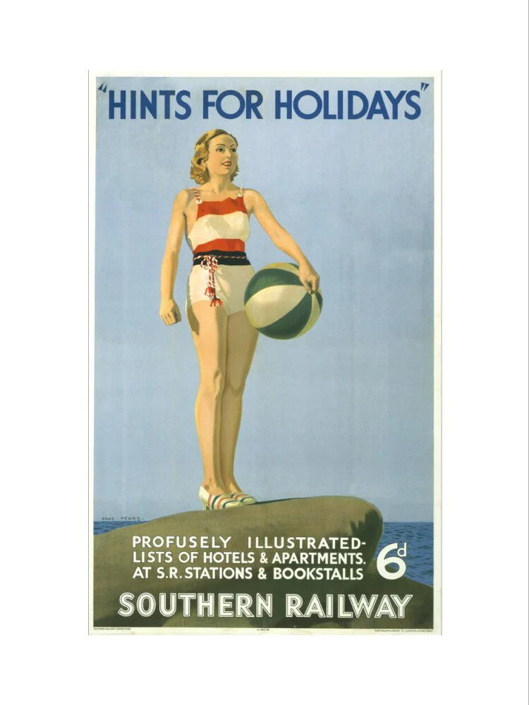Poster, Southern Railway ' Hints for holidays' by Charles Pears - Image 7