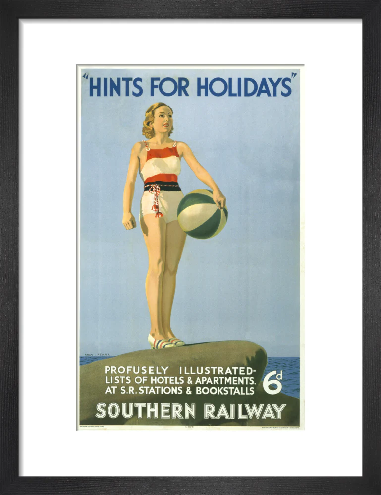 Poster, Southern Railway ' Hints for holidays' by Charles Pears - Image 8