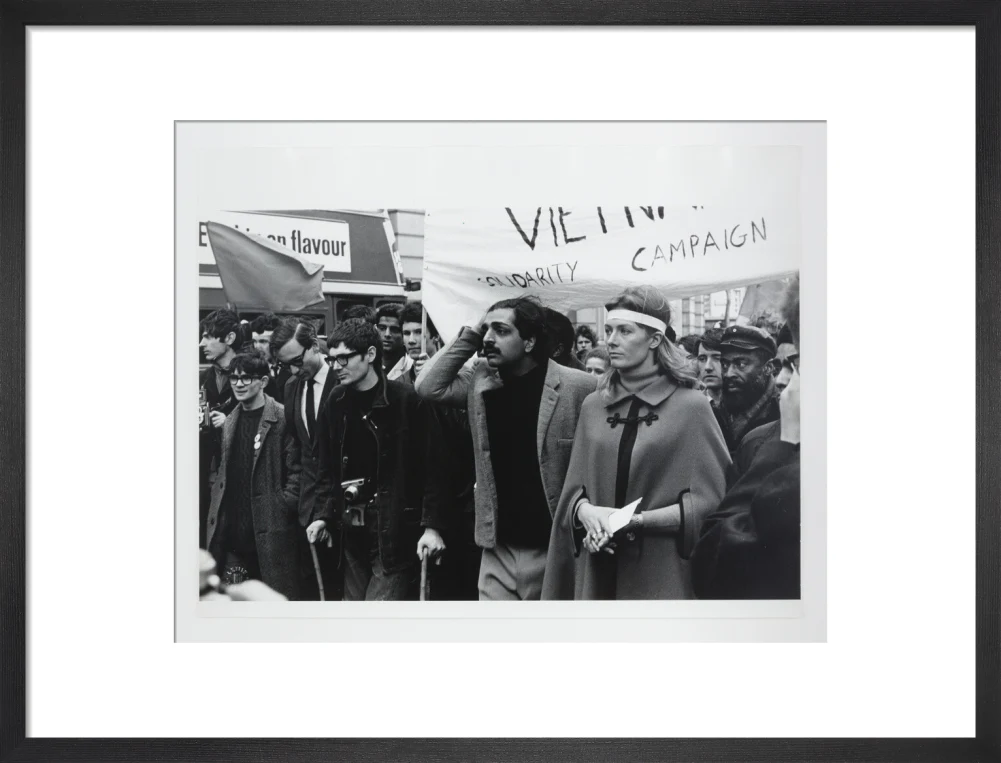 Vanessa Redgrave and Tariq Ali during an anti-Vietnam War demonstration in London, 27 October 1968 - Image 13