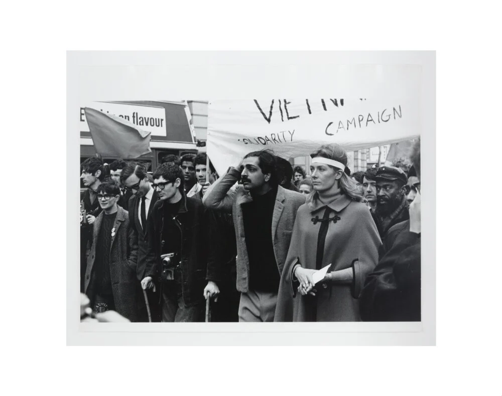 Vanessa Redgrave and Tariq Ali during an anti-Vietnam War demonstration in London, 27 October 1968 - Image 35