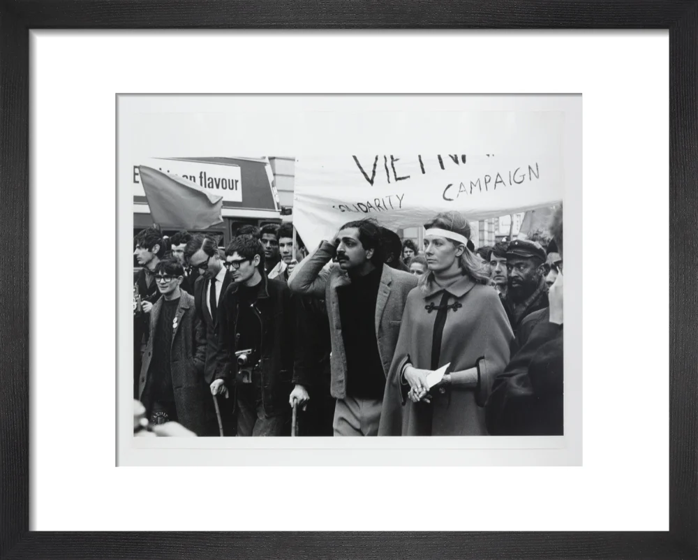 Vanessa Redgrave and Tariq Ali during an anti-Vietnam War demonstration in London, 27 October 1968 - Image 36