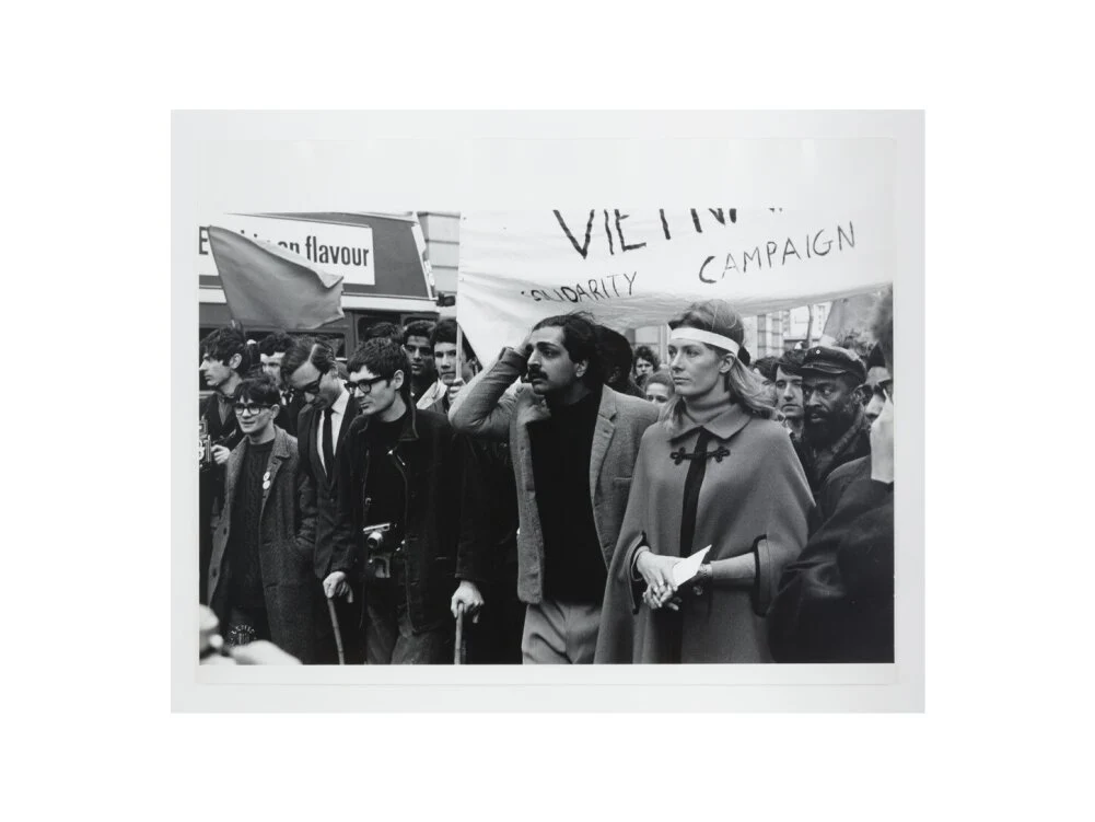 Vanessa Redgrave and Tariq Ali during an anti-Vietnam War demonstration in London, 27 October 1968 - Image 45