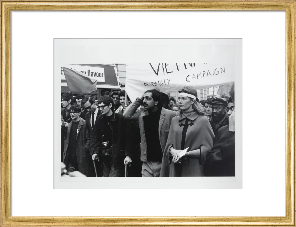 Vanessa Redgrave and Tariq Ali during an anti-Vietnam War demonstration in London, 27 October 1968 - Image 48
