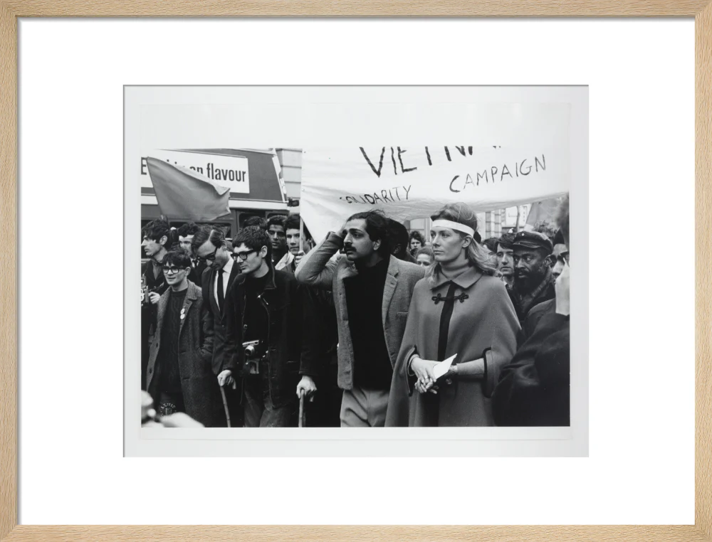 Vanessa Redgrave and Tariq Ali during an anti-Vietnam War demonstration in London, 27 October 1968 - Image 49