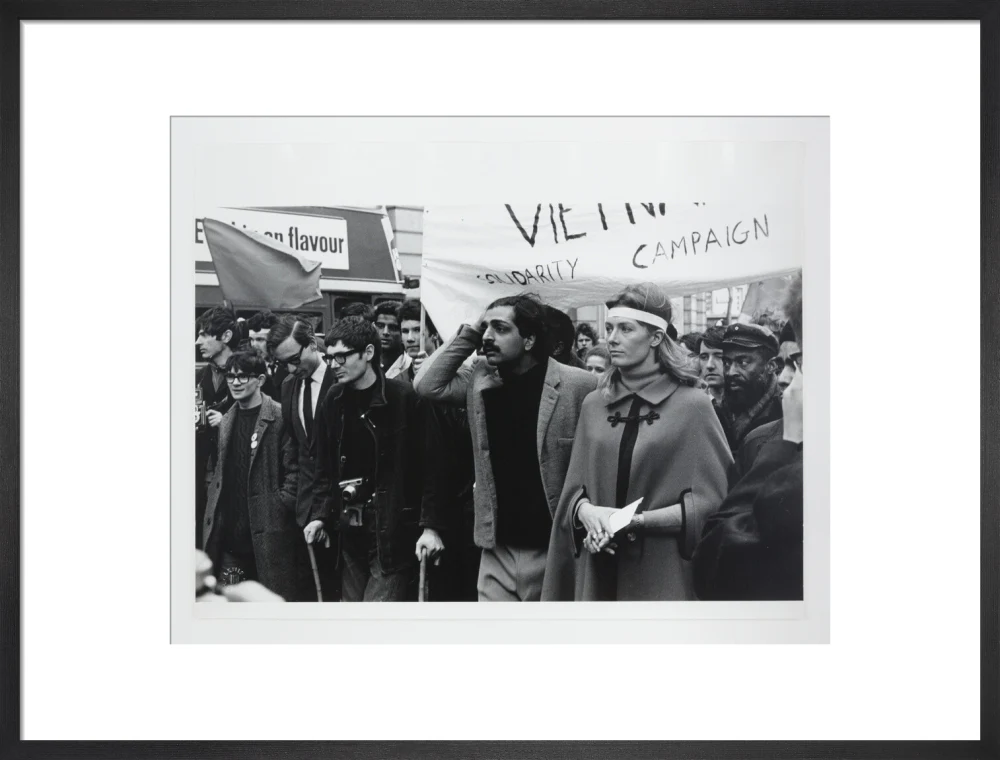 Vanessa Redgrave and Tariq Ali during an anti-Vietnam War demonstration in London, 27 October 1968 - Image 51