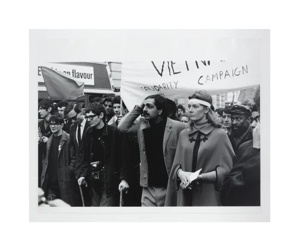 Vanessa Redgrave and Tariq Ali during an anti-Vietnam War demonstration in London, 27 October 1968 - Image 61