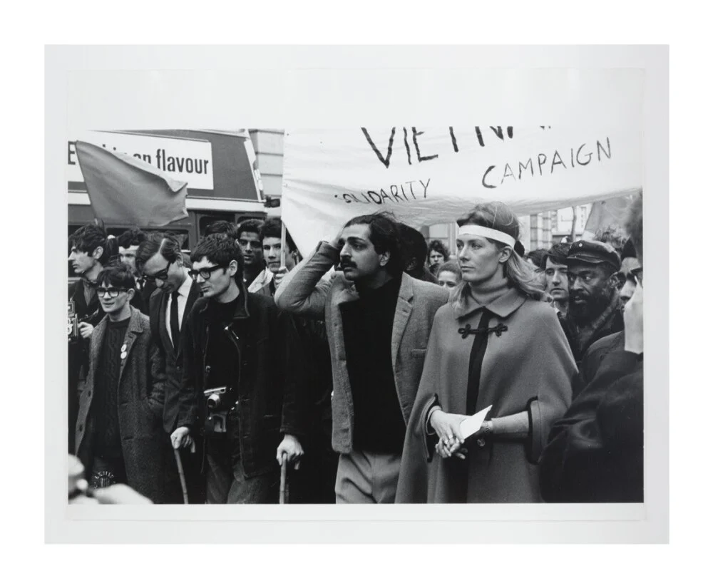 Vanessa Redgrave and Tariq Ali during an anti-Vietnam War demonstration in London, 27 October 1968 - Image 63