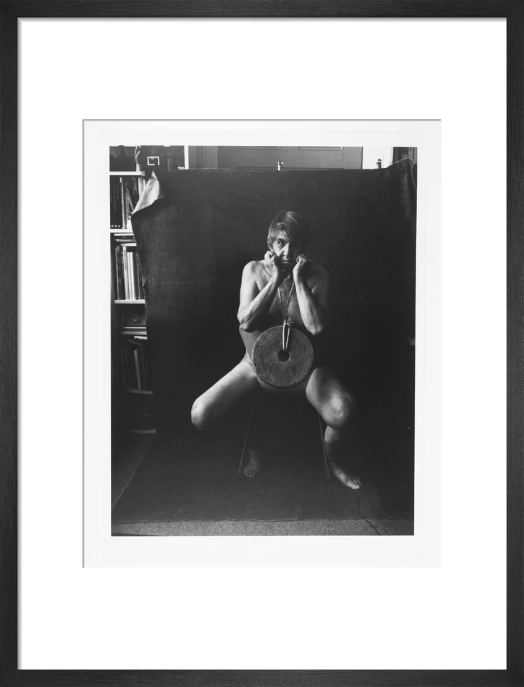 Photograph entitled 'Self Portrait with Mill Stone' - Image 13