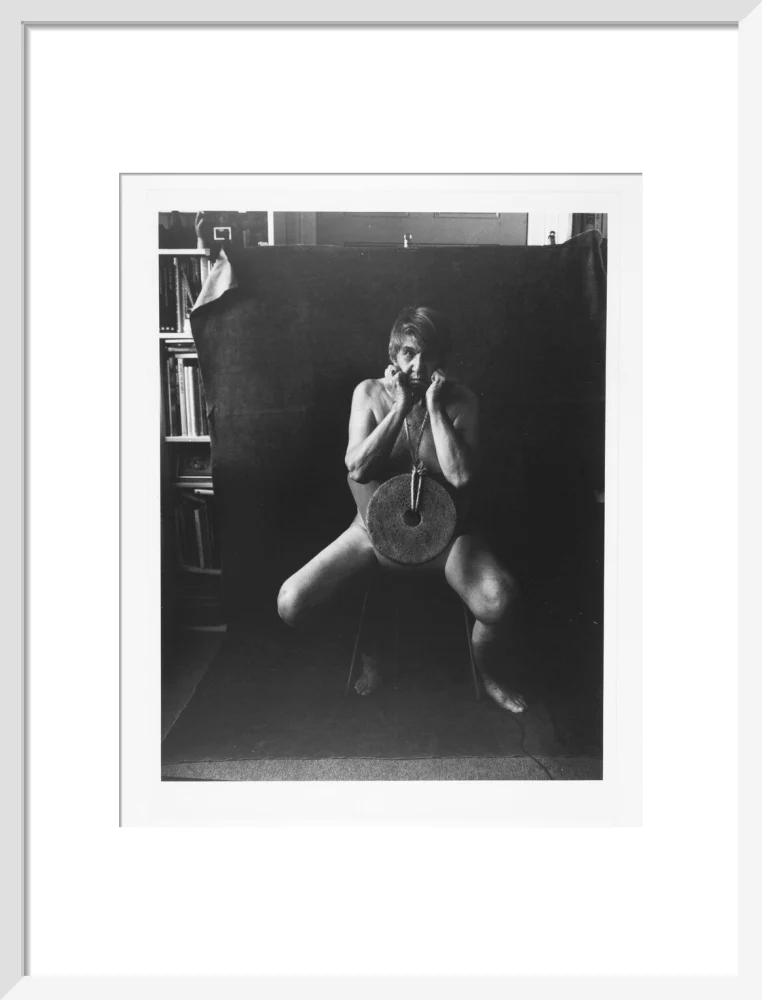 Photograph entitled 'Self Portrait with Mill Stone' - Image 14
