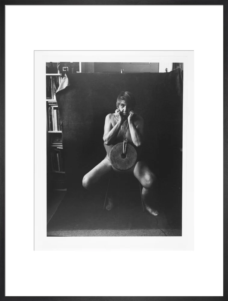 Photograph entitled 'Self Portrait with Mill Stone' - Image 23