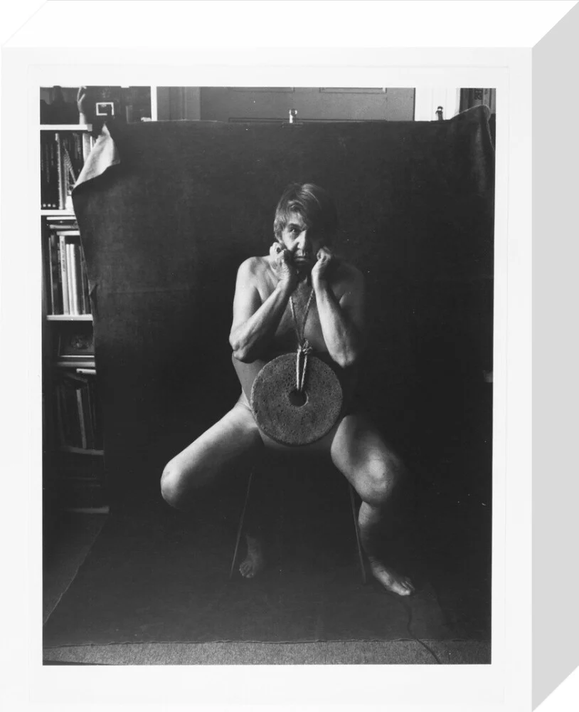 Photograph entitled 'Self Portrait with Mill Stone' - Image 31