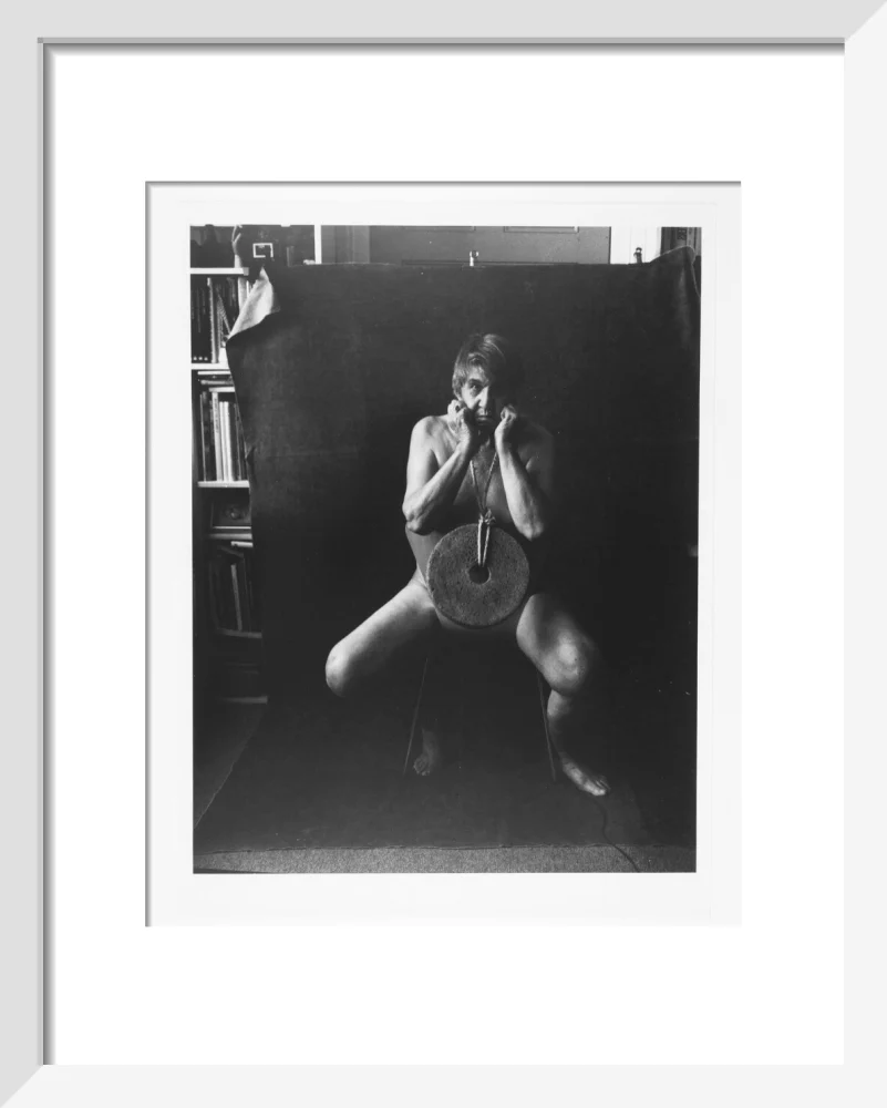 Photograph entitled 'Self Portrait with Mill Stone' - Image 4
