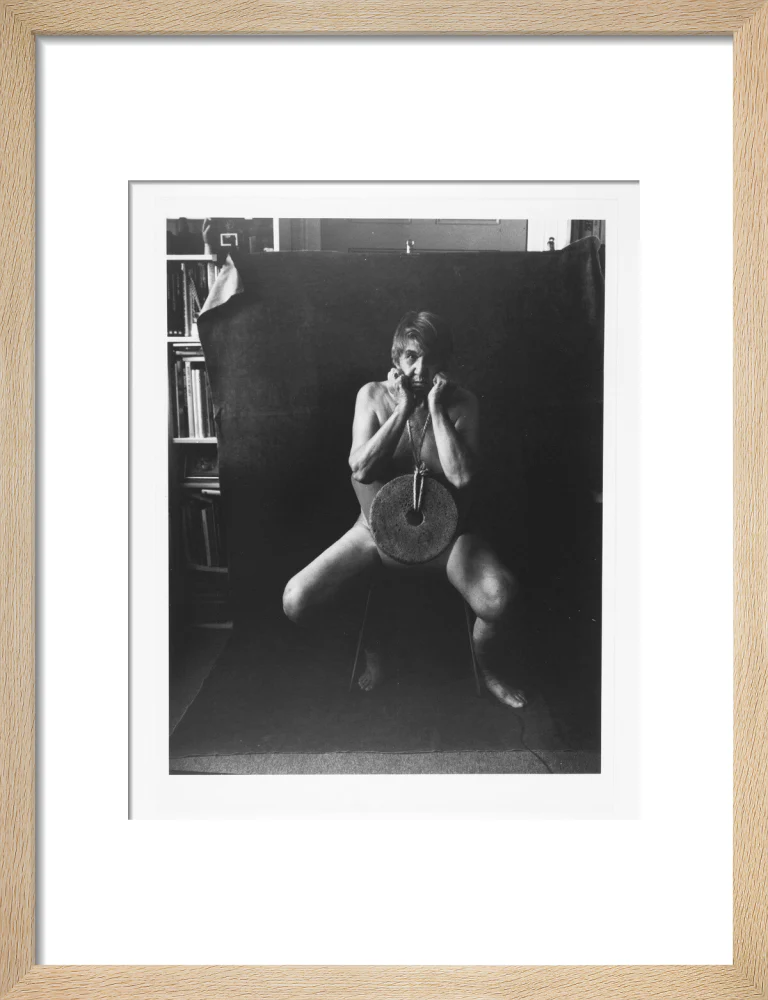 Photograph entitled 'Self Portrait with Mill Stone' - Image 44