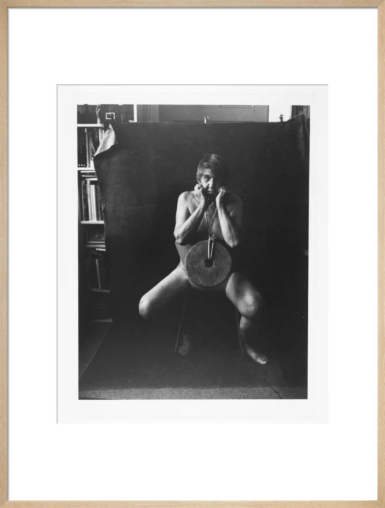 Photograph entitled 'Self Portrait with Mill Stone' - Image 59