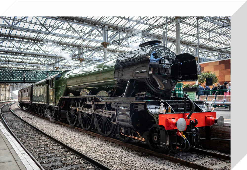Flying Scotsman at Waverley Station, Edinburgh to celebrate the centenary. - Image 64