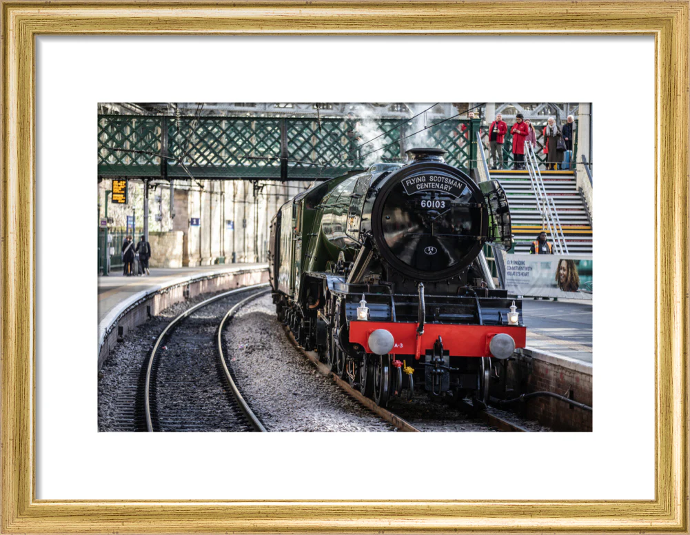 Flying Scotsman at Waverley Station, Edinburgh to celebrate the centenary. - Image 10