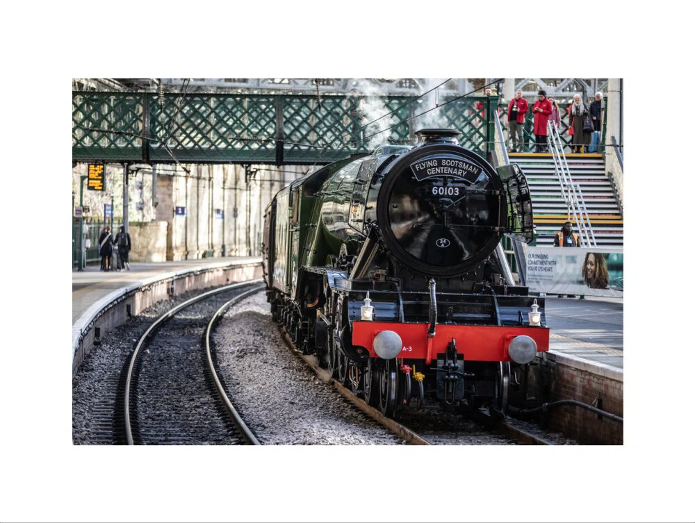 Flying Scotsman at Waverley Station, Edinburgh to celebrate the centenary. - Image 22