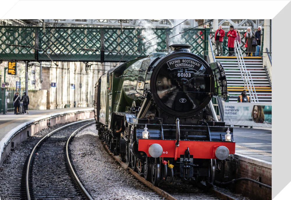 Flying Scotsman at Waverley Station, Edinburgh to celebrate the centenary. - Image 31