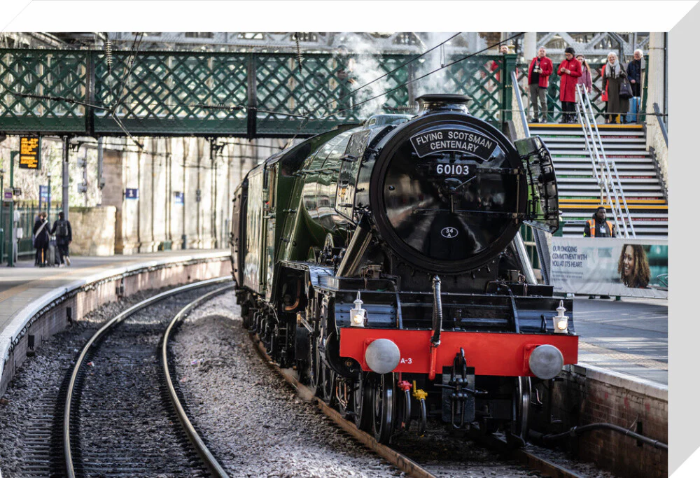 Flying Scotsman at Waverley Station, Edinburgh to celebrate the centenary. - Image 32