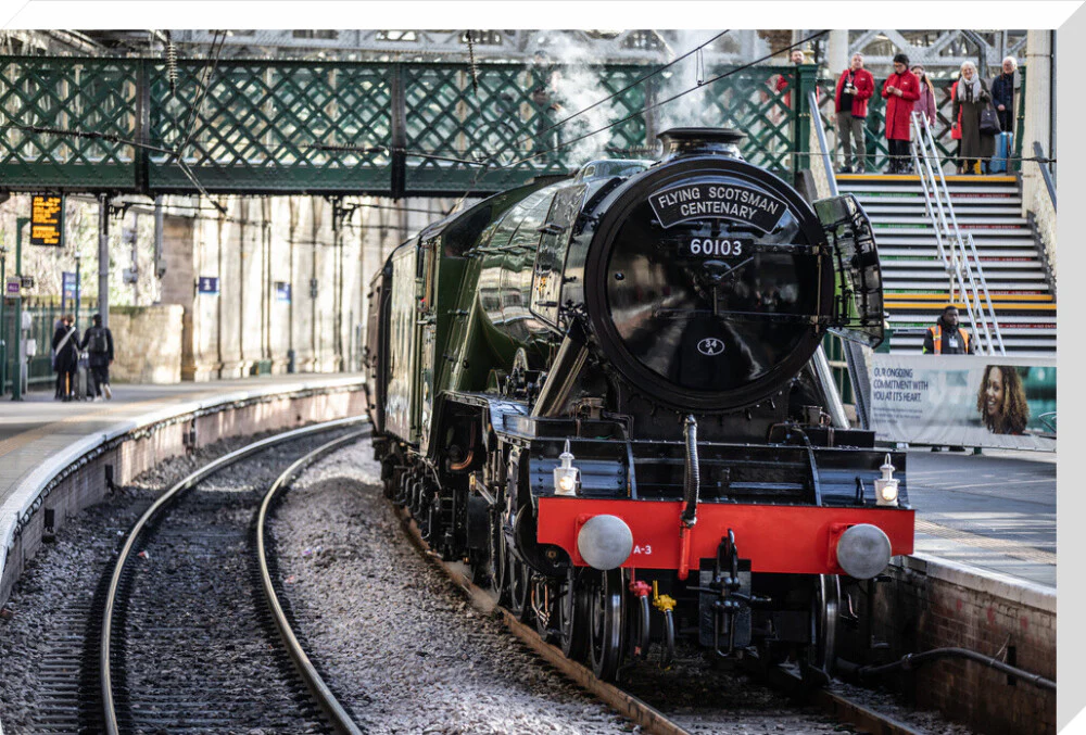Flying Scotsman at Waverley Station, Edinburgh to celebrate the centenary. - Image 34