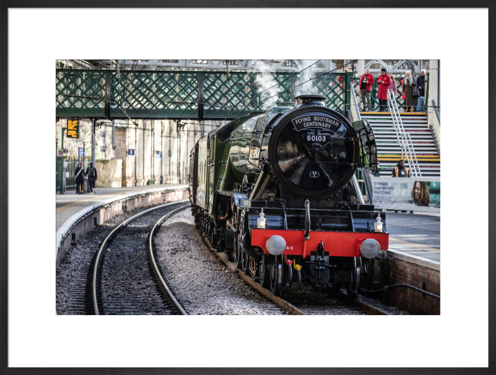 Flying Scotsman at Waverley Station, Edinburgh to celebrate the centenary. - Image 56